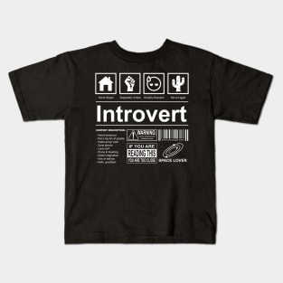 Introvert Label Kids T-Shirt